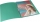 Caiet mecanic Colour Breeze, PP, A4, coperta moale, mecanism 2RR, inel 25 mm, verde Esselte