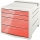 Cabinet cu sertare Colour Breeze, 4 sertare, PS, A4 Esselte