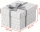 Cutie depozitare  Home Recycled, carton, 100% reciclat, certificare FSC, reciclabil, 25x20x15 cm, cu capac, 3 buc/set, alb, Esselte