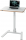 Birou ergonomic Leitz Ergo, pliabil, ajustabil pe inaltime, alb