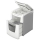 Distrugator documente automat IQ Small Office, P5, micro-cut, 100 coli, cos 34 L, alb-gri Leitz
