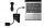 Hub USB Kensington, 4 porturi, conexiune USB-C, negru