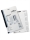 Ecuson cu ac, clip card 17X67 mm, 25 buc/cutie, Durable