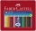 Creioane colorate 24 culori Grip 2001 cutie metal Faber-Castell