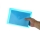 Mapa plastic Office box A5, prindere tip arici, in V, albastru