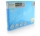 Mapa plastic Office box A5, prindere tip arici, in V, albastru