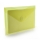 Mapa plastic Office box A5, prindere tip arici, in V, galben