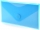 Plic DL plastic Office box, prindere tip arici, in V, albastru
