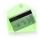 Plic card plastic Office box, prindere tip arici, tip V, verde