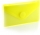 Plic card plastic Office box, prindere tip arici, tip V, galben