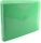 Mapa Office box A4+, din plastic, 30 mm, in V, verde