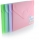 Plic plastic Office box, A6, prindere tip arici, tip V, culori asortate pastel