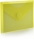 Plic plastic Office box, A6, prindere tip arici, tip V, galben