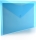 Mapa plastic Office box, A3+ prindere tip arici, in V, albastru