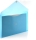 Mapa plastic Office box, A3+ prindere tip arici, in V, albastru