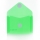 Plic plastic Office box, A7, prindere tip arici, tip V, verde