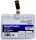 Ecuson rigid Office box, vertical, transparent, cu clip rotativ, 98x60 mm