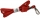 Snur textil Lanyard, Office box, rotund, rosu, 0.5 x 90 cm
