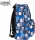 Ghiozdan Classic, albastru cu negru, S-cool