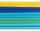 Hartie creponata 25x200cm, ocean 5 culori MIX, 10 role, Happy Color