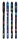 Roller gel cu rescriere, 0.5 mm, albastru, Pixi Planet, Happy Color, diverse culori
