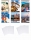 Pachet 10 caiete A4, 80 file, patratele + 10 coperti A4, Exte