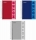 Caiet cu spira, A6, 200 file, matematica, Trend, diverse culori, Herlitz