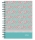 Caiet cu spira A5 100 file matematica Ladilike Roses Herlitz 