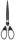 Foarfeca stangaci, varf ascutit, 18 cm, my.pen alb/negru blister Herlitz