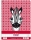 Caiet cu spira A4, 80 file, matematica, Cute Animals Zebra, Herlitz