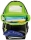 Ghiozdan echipat Ultralight Plus, Camo Dragon, Herlitz