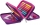 Penar echipat 31 piese 3 fermoare Dip Dye, Herlitz, culoare mov / roz