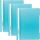 Dosar sina A4 PP, perforat turquoise, Herlitz, 50 buc/set  