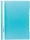 Dosar sina A4 PP, perforat turquoise, Herlitz  