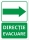 Indicator Directie de evacuare dreapta, 148x210mm