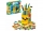 Suport creioane Banana adorabila 41948 LEGO Dots