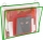 Rama informativa Tarifold A4, cu doua inele, verde