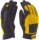 Manusi pentru soferi din pile sintetica, cu palmiera, cu magnet pe dosul palmei si la degetul aratator, Galben lamaie / Negru, MKS2, Rock Safety