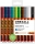 Marker cu vopsea acrilica, varf rotund, 2 mm, ONE4ALL 127HS Basic 2, 10 culori/set Molotow