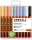 Marker cu vopsea acrilica, varf rotund, 2 mm, ONE4ALL 127HS Pastel 10 culori/set Molotow