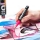 Marker caligrafic, varf tip pensula, 1 mm, Aqua Ink Pump Softliner Basic 6 culori/set Molotow 