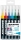 Marker caligrafic, varf tip pensula, 1 mm, Aqua Ink Pump Softliner Basic 6 culori/set Molotow 