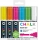 Marker creta lichida, varf tesit, 4-8 mm, Chalk Marker Neon, 6 culori/set Molotow