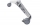 Cadru de birou cu inclinare alb/crom, 135 cm, Stema partner 