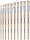 Pensula seria 613F, din par de porc, cu varf tesit, 10 buc/set, toate marimile, Pelikan 