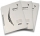 Dosar carton alb, pentru incopciat, coperta 1/1, 50 buc/set Arhi