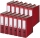 Biblioraft Economy, PP, A4, 75 mm, visiniu, 20 buc/set Esselte