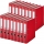 Biblioraft Economy, PP, A4, 50 mm, rosu, 25 buc/set Esselte