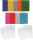 Pachet 5 caiete + coperti A4 60 file, coperta PP, patratele, colturi rotunjite, diverse culori