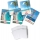 Pachet 5 caiete + coperti A4, 80 file, dictando, Summer Herlitz